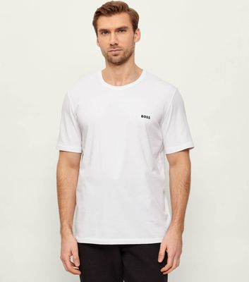 T-shirt męski casual BOSS BLACK ze sklepu: Gomez Fashion Store w kategorii: T-shirty męskie - zdjęcie 874714-BD9-10338_BB261M000046100