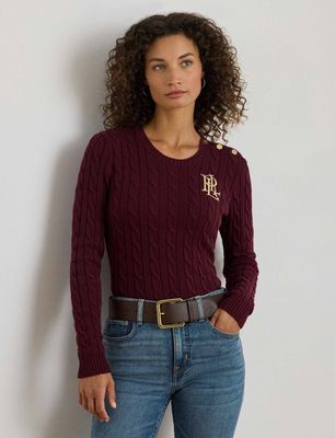 Sweter damski na wiosnę LAUREN RALPH LAUREN ze sklepu: Gomez Fashion Store w kategorii: Swetry damskie - zdjęcie 874714-BD9-10338_RL261W00003878S