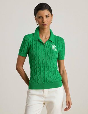 Sweter damski casual LAUREN RALPH LAUREN ze sklepu: Gomez Fashion Store w kategorii: Swetry damskie - zdjęcie 874714-BD9-10338_RL261W00003979S
