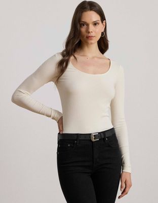 Bluzka damska casual LAUREN RALPH LAUREN ze sklepu: Gomez Fashion Store w kategorii: Bluzki damskie - zdjęcie 874714-BD9-10338_RL261W000044FK5