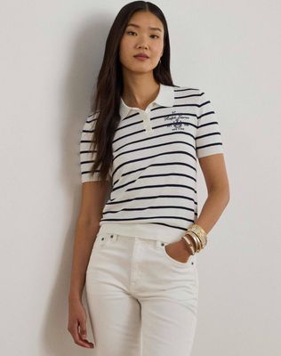 LAUREN RALPH LAUREN - Sweter damski na wiosnę ze sklepu: Gomez Fashion Store w kategorii: Swetry damskie - zdjęcie 874714-BD9-10338_RL261W00004689F