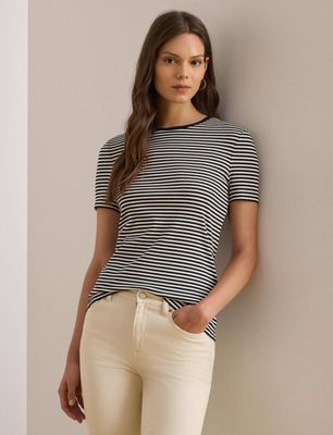 Bluzka damska LAUREN RALPH LAUREN ze sklepu: Gomez Fashion Store w kategorii: Bluzki damskie - zdjęcie 874714-BD9-10338_RL261W00004987F
