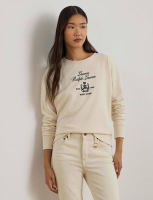 Bluza damska jesienna LAUREN RALPH LAUREN ze sklepu: Gomez Fashion Store w kategorii: Bluzy damskie - zdjęcie 874714-BD9-10338_RL261W000052HW9