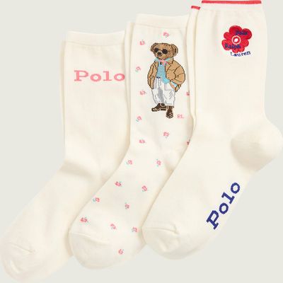 Polo Ralph Lauren - Skarpetki damskie casual ze sklepu: Gomez Fashion Store w kategorii: Skarpetki damskie - zdjęcie 874714-BD9-10338_PR261W000020S16