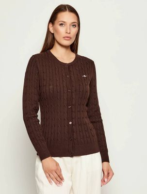 Sweter damski casual Gant ze sklepu: Gomez Fashion Store w kategorii: Swetry damskie - zdjęcie 874714-BD9-10338_GA255W000038014