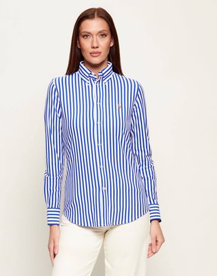 Koszula damska na wiosnę Polo Ralph Lauren ze sklepu: Gomez Fashion Store w kategorii: Koszule damskie - zdjęcie 874714-BD9-10338_PR261W000038QM3