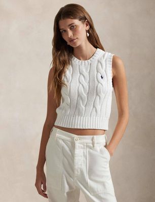 Polo Ralph Lauren - Kamizelka damska wiosenna casualowa ze sklepu: Gomez Fashion Store w kategorii: Kamizelki damskie - zdjęcie 874714-BD9-10338_PR261W000048B62