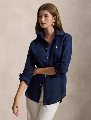 Koszula damska casual na wiosnę Polo Ralph Lauren ze sklepu: Gomez Fashion Store w kategorii: Koszule damskie - zdjęcie 874714-BD9-10338_PR261W000054QZ4