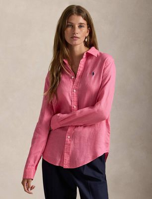 Koszula damska na wiosnę Polo Ralph Lauren ze sklepu: Gomez Fashion Store w kategorii: Koszule damskie - zdjęcie 874714-BD9-10338_PR261W000054QZ5