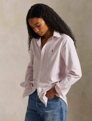Koszula damska na wiosnę Polo Ralph Lauren ze sklepu: Gomez Fashion Store w kategorii: Koszule damskie - zdjęcie 874714-BD9-10338_PR261W000056RA5