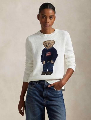 Sweter damski wiosenny Polo Ralph Lauren ze sklepu: Gomez Fashion Store w kategorii: Swetry damskie - zdjęcie 874714-BD9-10338_PR261W000077RD3
