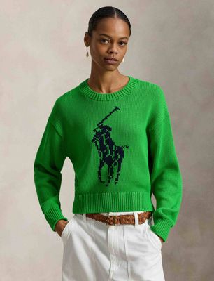 Polo Ralph Lauren - Sweter damski na wiosnę ze sklepu: Gomez Fashion Store w kategorii: Swetry damskie - zdjęcie 874714-BD9-10338_PR261W000083RD8