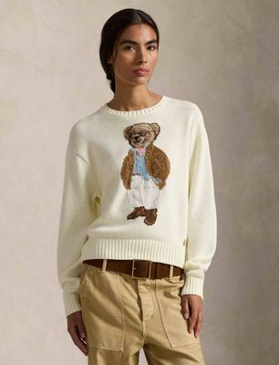 Polo Ralph Lauren - Sweter damski na zimę ze sklepu: Gomez Fashion Store w kategorii: Swetry damskie - zdjęcie 874714-BD9-10338_PR261W000086ZU6