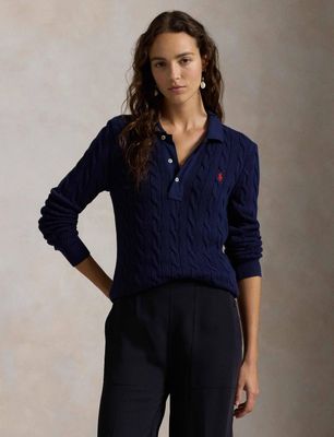 Sweter damski na wiosnę Polo Ralph Lauren ze sklepu: Gomez Fashion Store w kategorii: Swetry damskie - zdjęcie 874714-BD9-10338_PR261W000047E99