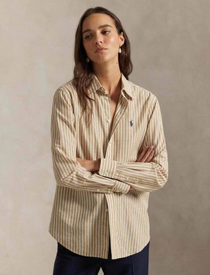 Koszula damska na wiosnę Polo Ralph Lauren ze sklepu: Gomez Fashion Store w kategorii: Koszule damskie - zdjęcie 874714-BD9-10338_PR261W000057RE7