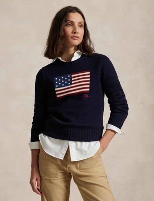 Sweter damski casual na zimę Polo Ralph Lauren ze sklepu: Gomez Fashion Store w kategorii: Swetry damskie - zdjęcie 874714-BD9-10338_PR261W000101B93