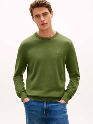 Sweter męski zimowy Tommy Hilfiger ze sklepu: Gomez Fashion Store w kategorii: Swetry męskie - zdjęcie 874714-BD9-10338_TH261M000004A84