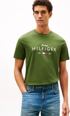 T-shirt męski na wiosnę Tommy Hilfiger ze sklepu: Gomez Fashion Store w kategorii: T-shirty męskie - zdjęcie 874714-BD9-10338_TH261M000028A84