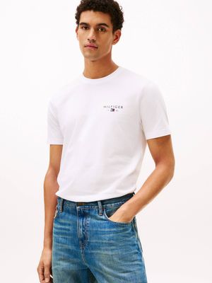 Tommy Hilfiger - T-shirt męski na wiosnę casualowy ze sklepu: Gomez Fashion Store w kategorii: T-shirty męskie - zdjęcie 874714-BD9-10338_TH261M000029D96