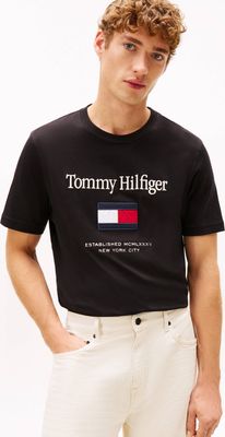 T-shirt męski młodzieżowy Tommy Hilfiger ze sklepu: Gomez Fashion Store w kategorii: T-shirty męskie - zdjęcie 874714-BD9-10338_TH261M000031D12
