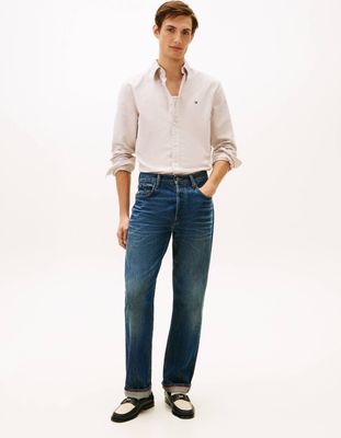 Koszula męska na wiosnę Tommy Hilfiger ze sklepu: Gomez Fashion Store w kategorii: Koszule męskie - zdjęcie 874714-BD9-10338_TH261M000038O25