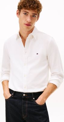 Koszula męska z klasycznym kołnierzykiem Tommy Hilfiger ze sklepu: Gomez Fashion Store w kategorii: Koszule męskie - zdjęcie 874714-BD9-10338_TH261M000044D96