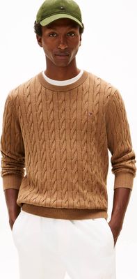 Sweter męski casual na wiosnę Tommy Hilfiger ze sklepu: Gomez Fashion Store w kategorii: Swetry męskie - zdjęcie 874714-BD9-10338_TH261M000046117