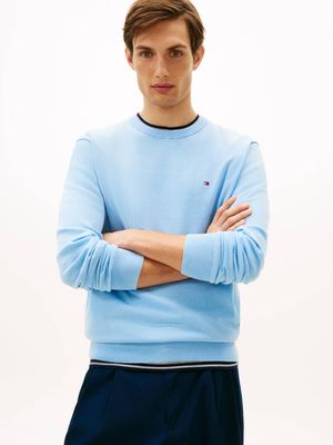 Sweter męski wiosenny Tommy Hilfiger ze sklepu: Gomez Fashion Store w kategorii: Swetry męskie - zdjęcie 874714-BD9-10338_TH261M000004656