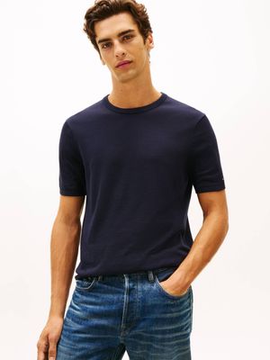 Sweter męski na wiosnę Tommy Hilfiger ze sklepu: Gomez Fashion Store w kategorii: Swetry męskie - zdjęcie 874714-BD9-10338_TH261M000049F23