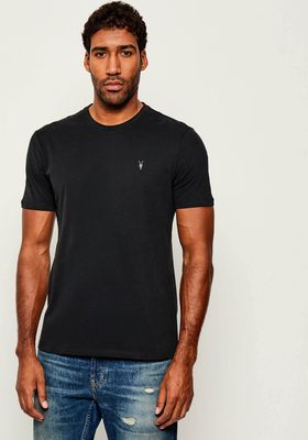 T-shirt męski casual na wiosnę AllSaints ze sklepu: Gomez Fashion Store w kategorii: T-shirty męskie - zdjęcie 874714-BD9-10338_AA255M000006002
