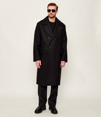 Płaszcz męski jesienny AllSaints ze sklepu: Gomez Fashion Store w kategorii: Płaszcze męskie - zdjęcie 874714-BD9-10338_AA255M000009001