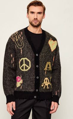 Sweter męski zimowy AllSaints ze sklepu: Gomez Fashion Store w kategorii: Swetry męskie - zdjęcie 874714-BD9-10338_AA255M000012001