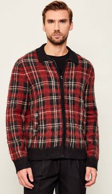 Sweter męski na zimę młodzieżowy AllSaints ze sklepu: Gomez Fashion Store w kategorii: Swetry męskie - zdjęcie 874714-BD9-10338_AA255M000033017