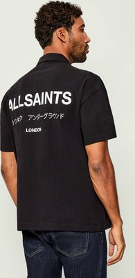 T-shirt męski na wiosnę AllSaints ze sklepu: Gomez Fashion Store w kategorii: T-shirty męskie - zdjęcie 874714-BD9-10338_AA255M000058002