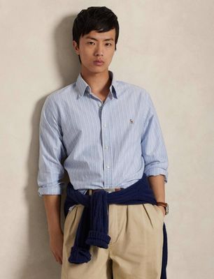 Koszula męska na wiosnę Polo Ralph Lauren ze sklepu: Gomez Fashion Store w kategorii: Koszule męskie - zdjęcie 874714-BD9-10338_PR261M000024RM3