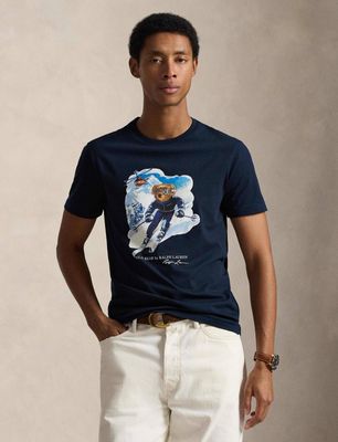 T-shirt męski w stylu młodzieżowym Polo Ralph Lauren ze sklepu: Gomez Fashion Store w kategorii: T-shirty męskie - zdjęcie 874714-BD9-10338_PR261M000057RP3