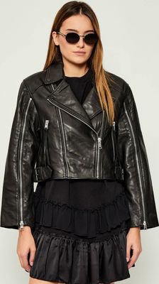 Kurtka damska rockowa jesienna AllSaints ze sklepu: Gomez Fashion Store w kategorii: Kurtki damskie - zdjęcie 874714-BD9-10338_AA255W000026001