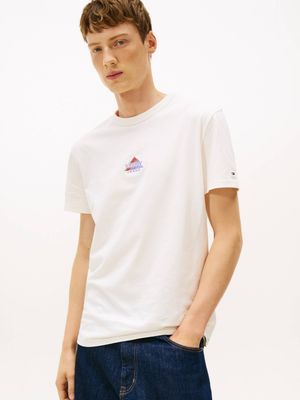T-shirt męski na wiosnę Tommy Jeans ze sklepu: Gomez Fashion Store w kategorii: T-shirty męskie - zdjęcie 874714-BD9-10338_TM261M000020A13