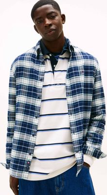 Koszula męska jesienna Tommy Jeans ze sklepu: Gomez Fashion Store w kategorii: Koszule męskie - zdjęcie 874714-BD9-10338_TM261M000031072