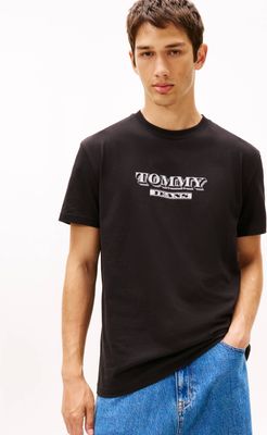 T-shirt męski na wiosnę w stylu młodzieżowym Tommy Jeans ze sklepu: Gomez Fashion Store w kategorii: T-shirty męskie - zdjęcie 874714-BD9-10338_TM261M000046D44
