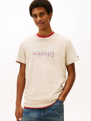 Tommy Jeans - T-shirt męski na wiosnę ze sklepu: Gomez Fashion Store w kategorii: T-shirty męskie - zdjęcie 874714-BD9-10338_TM261M000047Z99