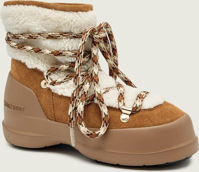 Moon Boot - Śniegowce damskie na zimę ze sklepu: Gomez Fashion Store w kategorii: Śniegowce damskie - zdjęcie 874714-BD9-10338_MB255W000025144