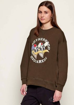 Bluza dziewczęca na jesień Dsquared2 ze sklepu: Gomez Fashion Store w kategorii: Bluzy dziewczęce