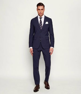 Garnitur męski wiosenny elegancki BOSS BLACK ze sklepu: Gomez Fashion Store w kategorii: Garnitury męskie - zdjęcie 874714-BD9-10338_BB261M000122404