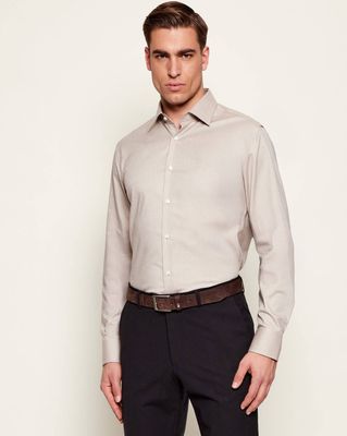BOSS BLACK - Koszula męska z klasycznym kołnierzykiem ze sklepu: Gomez Fashion Store w kategorii: Koszule męskie - zdjęcie 874714-BD9-10338_BB261M000141252