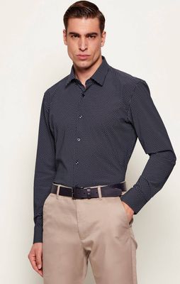 BOSS BLACK - Koszula męska na wiosnę ze sklepu: Gomez Fashion Store w kategorii: Koszule męskie - zdjęcie 874714-BD9-10338_BB261M000163404
