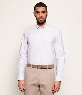 BOSS BLACK - Koszula męska z kołnierzykiem button down ze sklepu: Gomez Fashion Store w kategorii: Koszule męskie - zdjęcie 874714-BD9-10338_BB261M000181531
