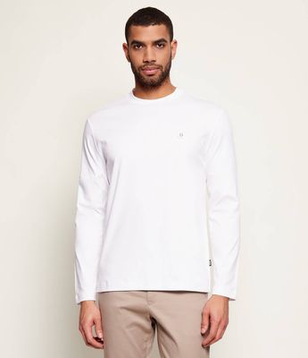 T-shirt męski casual BOSS BLACK ze sklepu: Gomez Fashion Store w kategorii: T-shirty męskie - zdjęcie 874714-BD9-10338_BB261M000208100