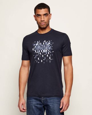 BOSS BLACK - T-shirt męski ze sklepu: Gomez Fashion Store w kategorii: T-shirty męskie - zdjęcie 874714-BD9-10338_BB261M000038404