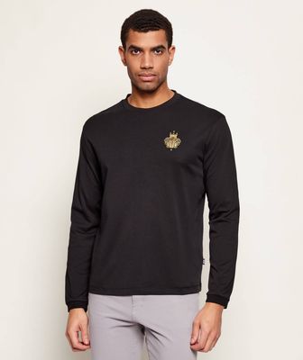BOSS BLACK - T-shirt męski jesienny ze sklepu: Gomez Fashion Store w kategorii: T-shirty męskie - zdjęcie 874714-BD9-10338_BB261M000221001